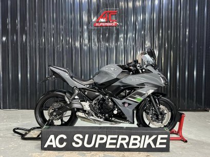 Ninja650 ABS สีเทา แรมโบ ปี18 (ปิดการขาย)
