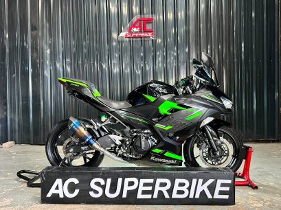 Ninja400 HG ABS สีดำเขียว ปี19