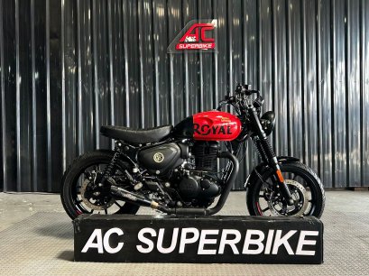 Royal Enfield Hunter350 สีแดงดำ ปี22