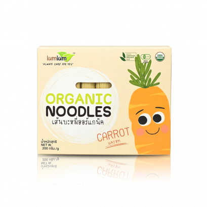 เส้นบะหมี่ออร์แกนิค-แครอท 200 กรัม