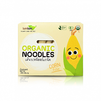 เส้นบะหมี่ออร์แกนิค-ข้าวโพด 200 กรัม