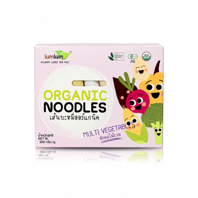 เส้นบะหมี่ออร์แกนิค-รสผักผลไม้รวม 300 กรัม