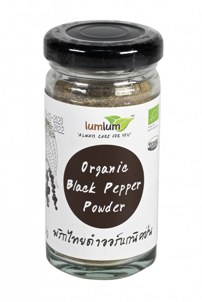 พริกไทยดำป่นออร์แกนิค 30 กรัม