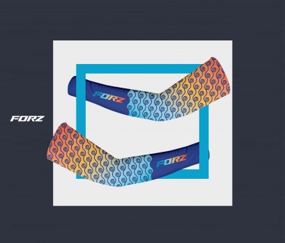 Cycling arm sleeve-[BLUE]