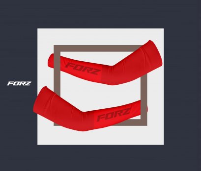 Cycling arm sleeve-[RED]