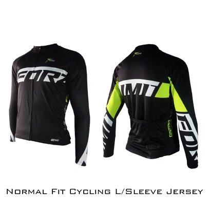 NORMAL FIT CYCLING L/SLEEVES JERSEY