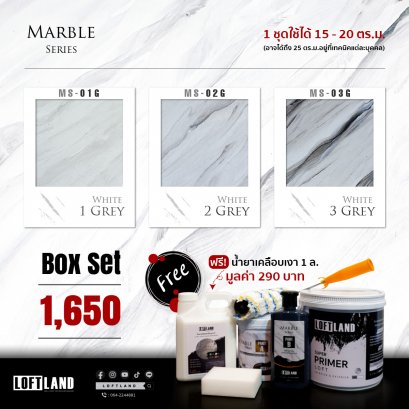 LOFTLAND สีหินอ่อน MS-01-3G White