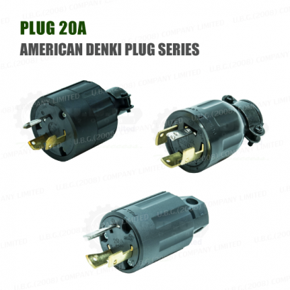 Industrial Plug & Socket - PLUG 20A AMERICAN DENKI SERIES