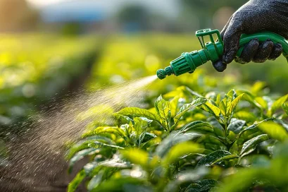 พ่นยาฆ่าเพลี้ย