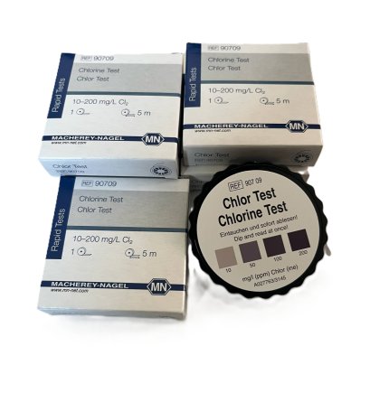 กระดาษทดสอบ Chlorine Test ยี่ห้อ MN