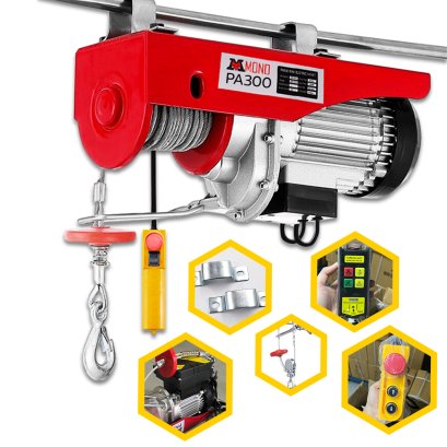 รอกสลิงไฟฟ้าแบบรีโมทไร้สาย MONO รุ่น PA300