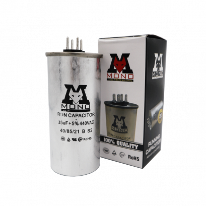 แคปรันหรือคาปาซิเตอร์ 35ไมโคร แบบ 2ขั้ว (MONO)