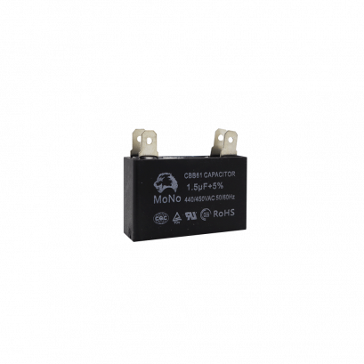 คาปาซิเตอร์แคปพัดลมMono(โมโน) 1.5 uF แบบแจ็คเสียบ