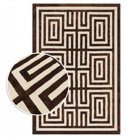 พรมทอมือดีไซน์โมเดิร์น Style Modern