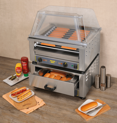ROLLER GRILL Hot Dog Station