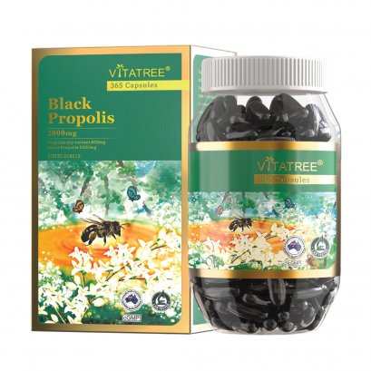 Vitatree Black Propolis 2000mg 365 Capsules
