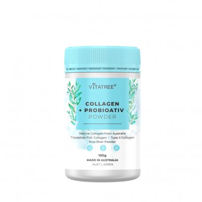 VITATREE Collagen + Probioativ Powder (100 กรัม)