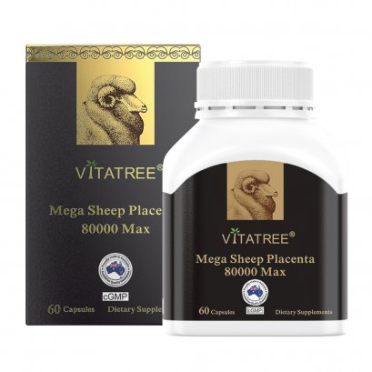 Vitatree Mega Sheep Placenta 80000 Max 60 Capsules