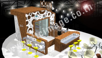 บูธแสดงสินค้า Coffee bar