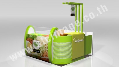 บูธโครงสร้าง ร้านใจผัก