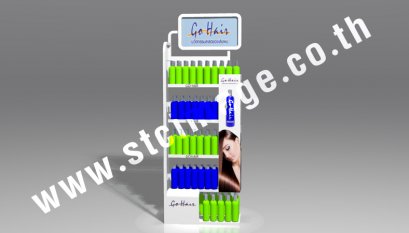 ชั้นวางสินค้า-เครื่องสำอาง-GOLD HAIR01