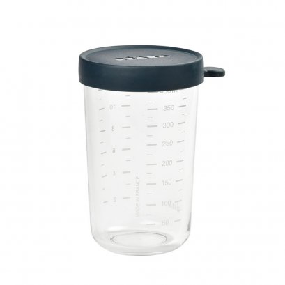 กระปุกแก้ว ฝาสูญญากาศ 400 มิลลิลิตร - สีกรม Conservation Glass Jar 400 ml - Dark Blue