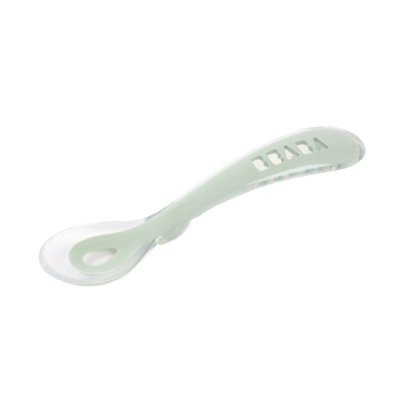 2nd age soft silicone spoon - Misty Green