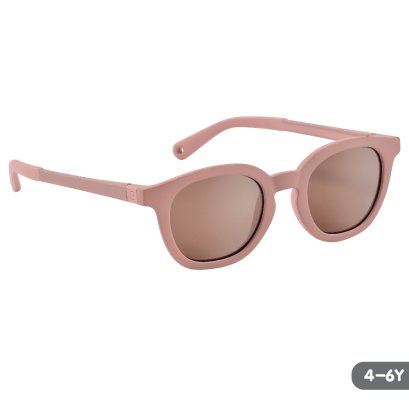 แว่นกันแดดเด็ก Sunglasses (4-6 y) Square Blush