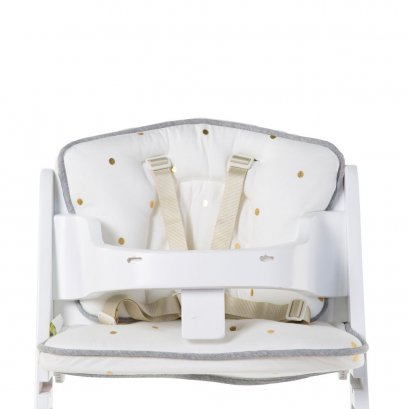 เบาะรองนั่ง BABY GROW CHAIR CUSHION JERSEY GOLD DOTS