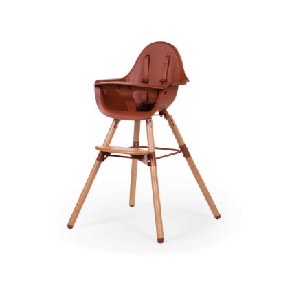 เก้าอี้อเนกประสงค์ รุ่น EVOLU 2 CHAIR NATURAL / TERRACOTTA  2 in 1 + BUMPER