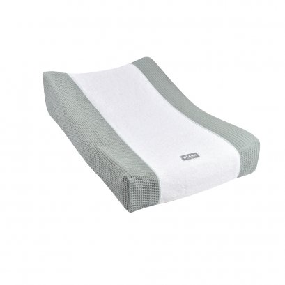 SOFALANGE Changing Mat with &quot;Honeycomb&quot; Cover Fitted Sheet - Frosty Green