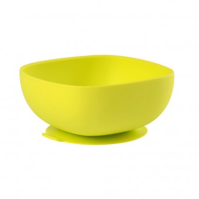 ชามซิลิโคนก้นดูด Silicone Suction Bowl - Neon