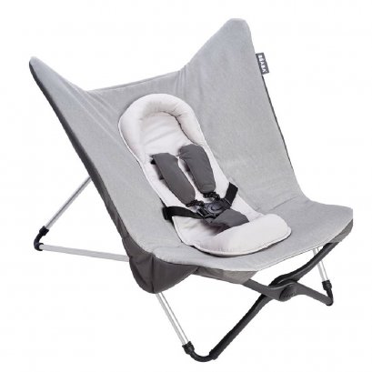 Compact Baby Seat II Heather GREY foldable evolutive