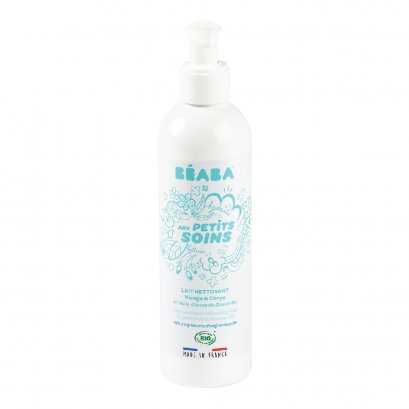 ครีมทำความสะอาดผิวหน้าและผิวกาย ชนิดไม่ต้องล้างน้ำออก Face and Body Cleansing Milk With Organic Sweet Almond Oil 250 ml
