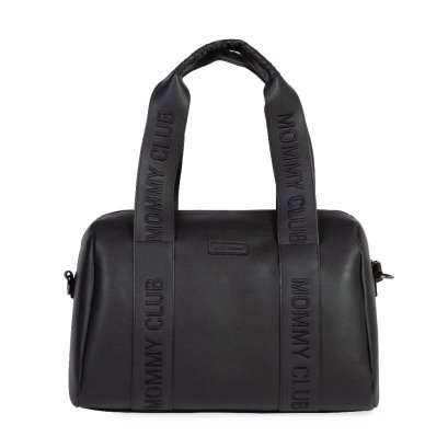 กระเป๋าเปลี่ยนผ้าอ้อม Mommy Club Nursery Bag Signature Leather - Black