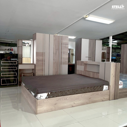 ชุดห้องนอนวู้ดบราวน์