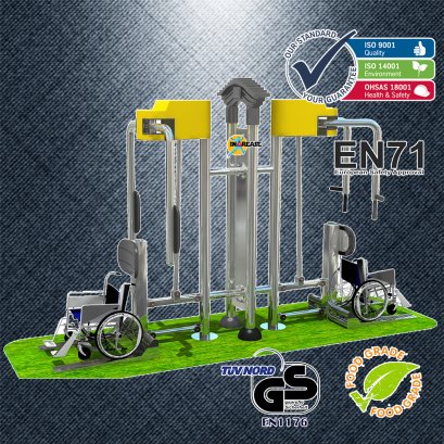 สถานีบริการกล้ามเนื้อแขนหัวไหล่หน้าอก(แบบถ่างหุบ-แบบดัน)