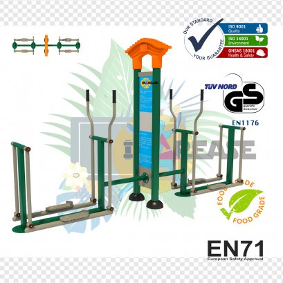 สกีอากาศบริหารแขนขาหัวไหล่(แบบคู่)