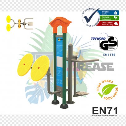 แป้นหมุนบริหารนวดฝ่ามือ/แกว่งตัวบริหารเอวข้อสะโพก