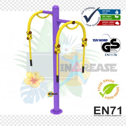 ตีเชือกบริหารแขนหัวไหล่ แบบคู่