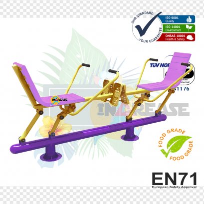 ฟิตเนสกลางแจ้งแบบกรรเชียงบริหารแขนขา