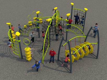 เครื่องเล่นสนามเด็ก ADVENTURE CLIMBLING SERIES