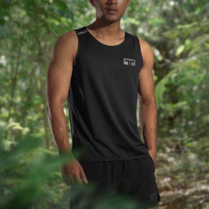 เสื้อวิ่ง TL PEAK (BLACK)