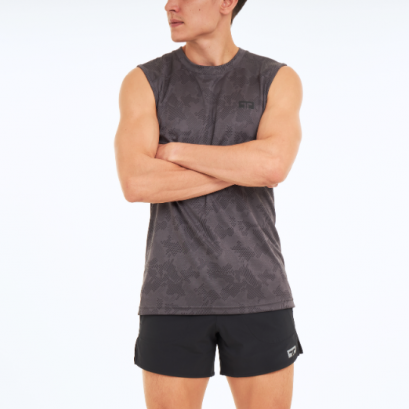 TL Distance Sleeveless Shirt Grey