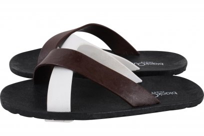 CROSS-พื้นดำ-สายขาวสลับน้ำตาล