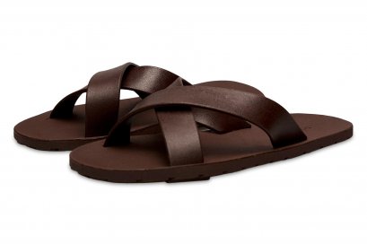 CROSS-พื้นน้ำตาล-สายสีน้ำตาล