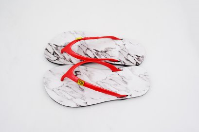 FLIPPER - blackOut พื้นหินอ่อน/หูแดง