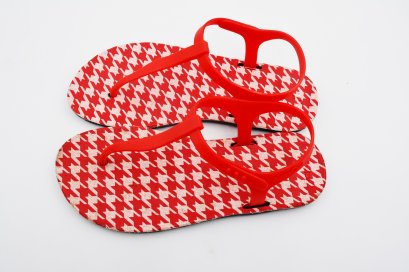 SLINGBACK-blackOut พื้นชิโนริแดง/หูแดง