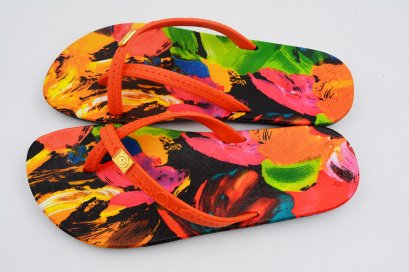 TOELOOP-blackOut พื้นเพ้นท์/หูส้ม