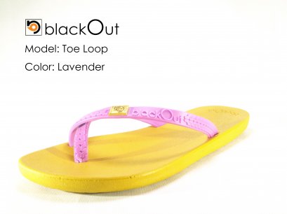 TOELOOP-blackOut Brown/Lavender